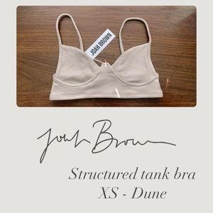 Joah Brown structured tank bra